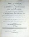 BELL, JOHN. Bell’s New Pantheon; or, Historical Dictionary of the Gods, Demi-Gods, Heroes, [et al.].  2 vols.  1790.  Lacks 2 plates.